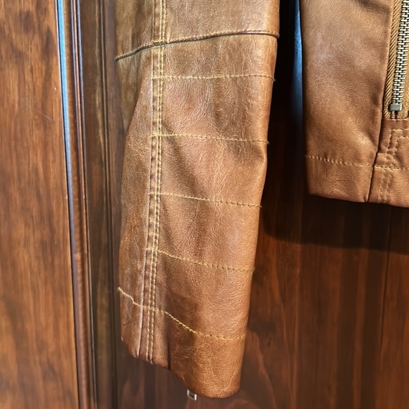 Jou Jou Faux Leather Jacket size small - Picture 3 of 6
